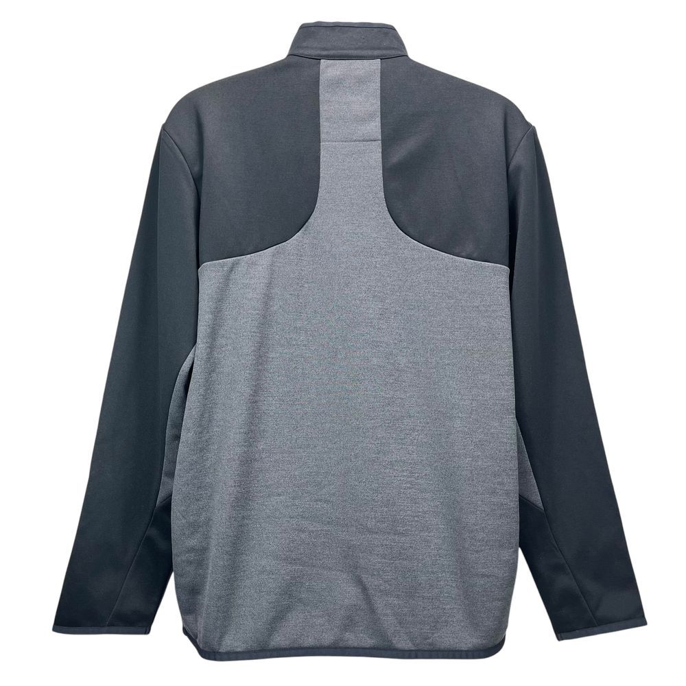 Callaway Men's Medium Gray Black 1/4 Quarter Zip Golf Pullover Sweater - Picture 4 of 6